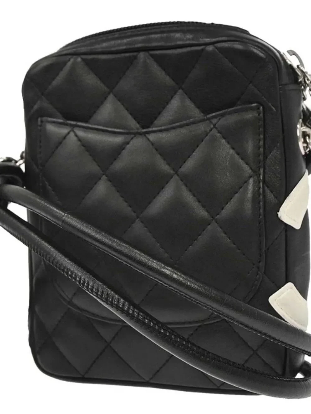 Chanel Black Calfskin Cambon Ligne Shoulder Bag 188724